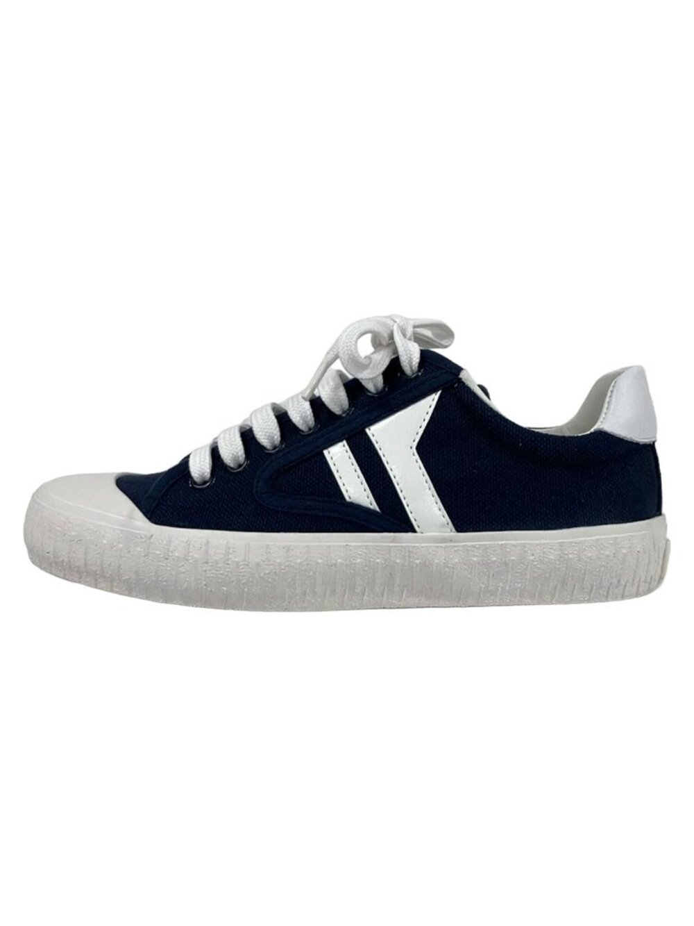 Celine Sneakers Navy White Leather